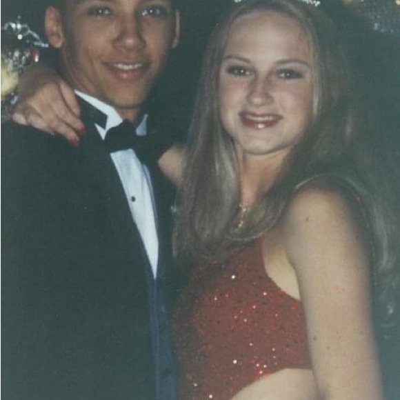 Y2K Scala Red Sequin & Beaded Floor Length Silk Open-back Prom Dress Size S - Picture 10 of 12